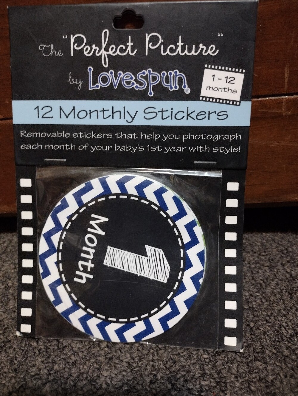 Lovespun 12 Monthly Baby Stickers